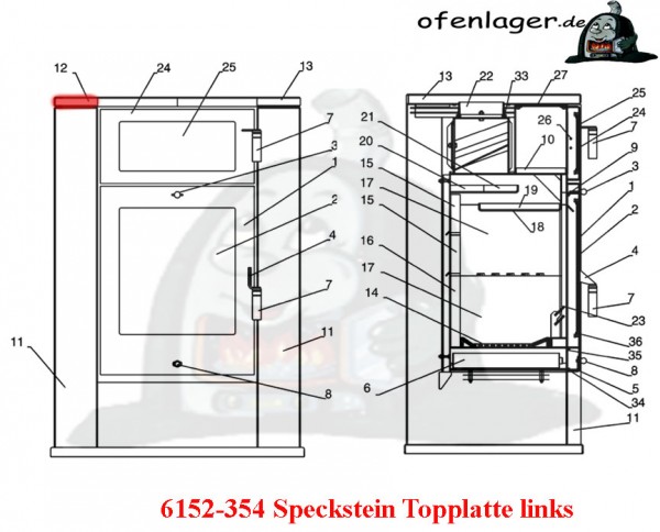 6152-354 Speckstein