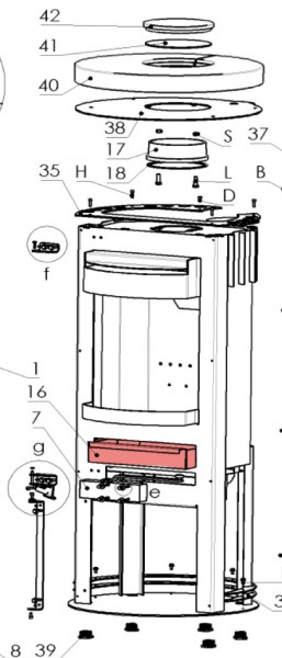 4911-174 Aschekasten