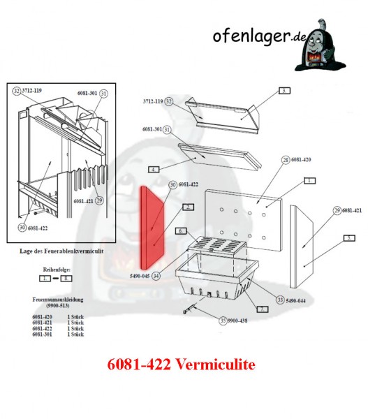 6081-422 Vermiculite