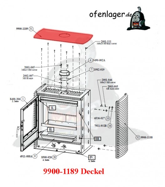 9900-1189 Deckel