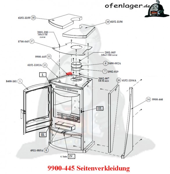 9900-445 Seitenverkleidung