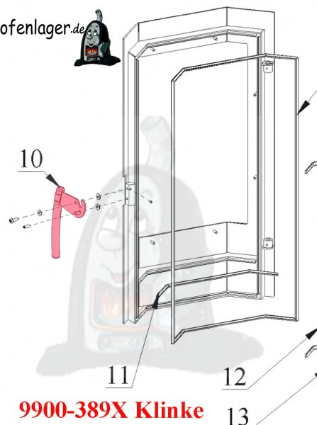 9900-389X Klinke komplett