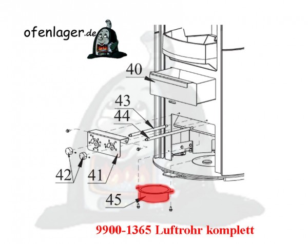 9900-1365 Luftrohr kpl