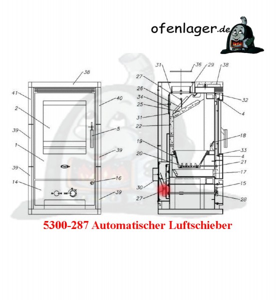 5300-287 Automatischer Luftschieber