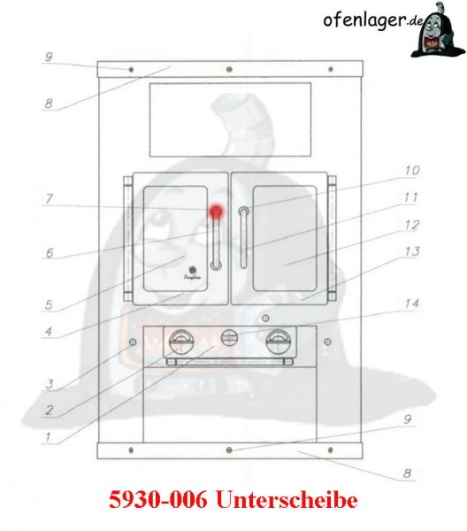 5930-006 Unterscheibe