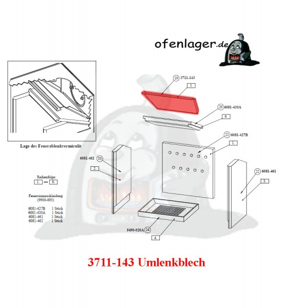 3711-143 Umlenkblech