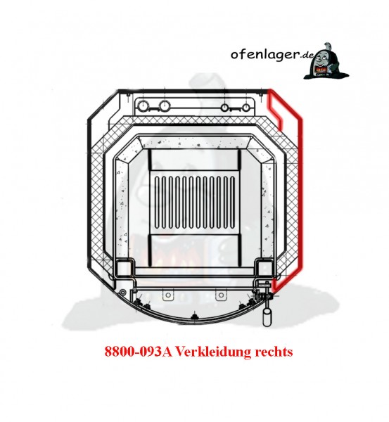 8800-093A Verkleidung rechts