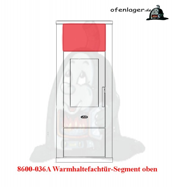 8600-036A Warmhaltefachtür-Segment oben