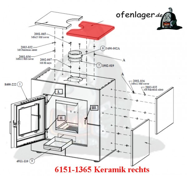 6151-1365 Keramik rechts