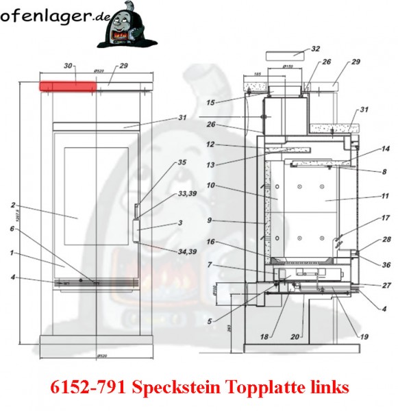 6152-791 Speckstein