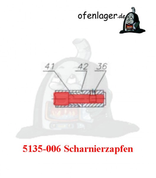 5135-006 Scharnierzapfen