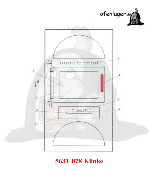 5631-028 Klinke