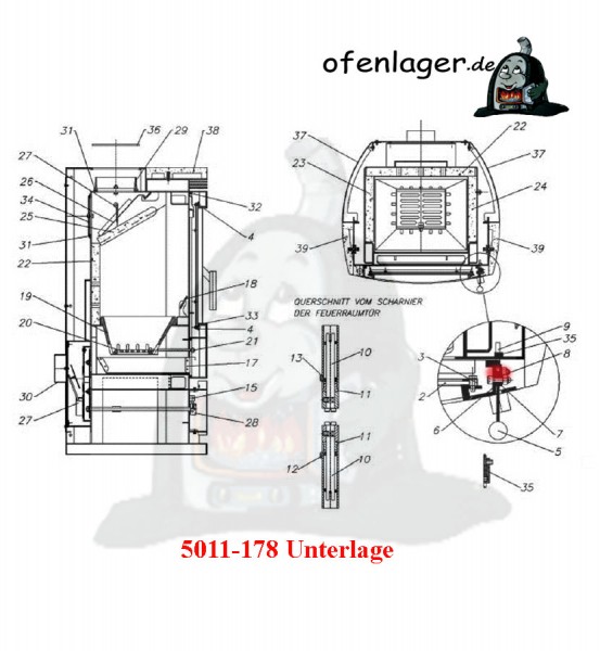 5011-178 Unterlage