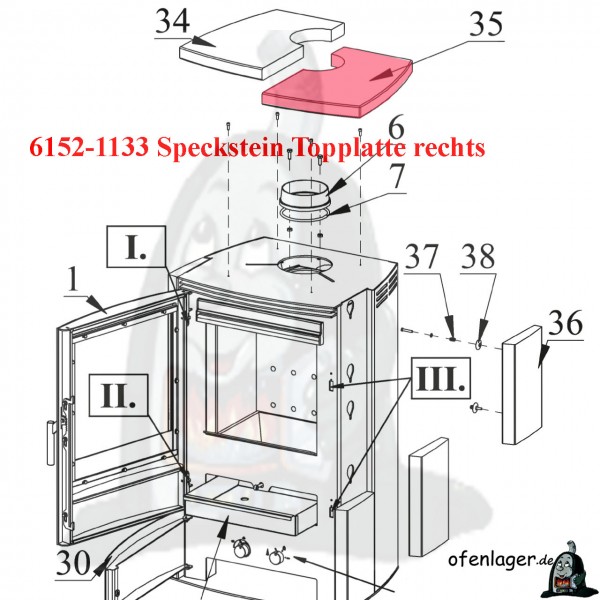 6152-1133 Speckstein