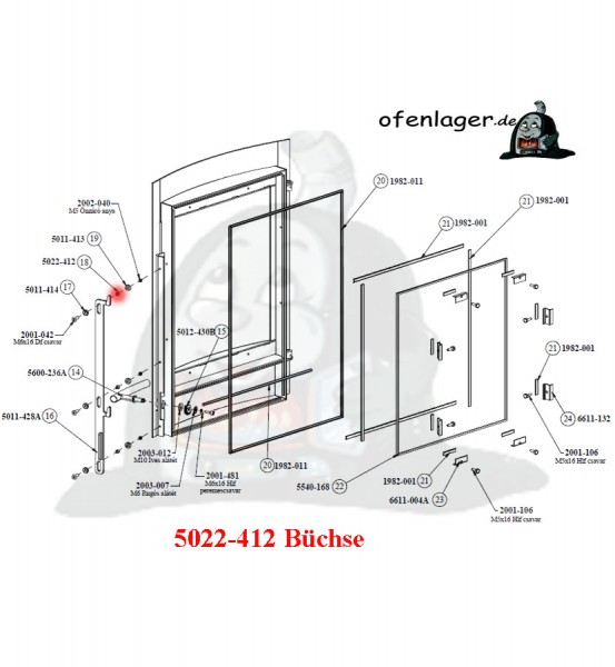 5022-412 Büchse