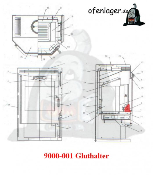 9000-001 Gluthalter