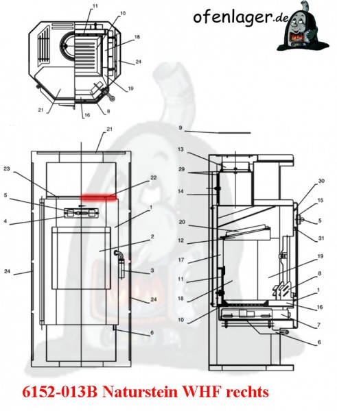 6152-013B Naturstein