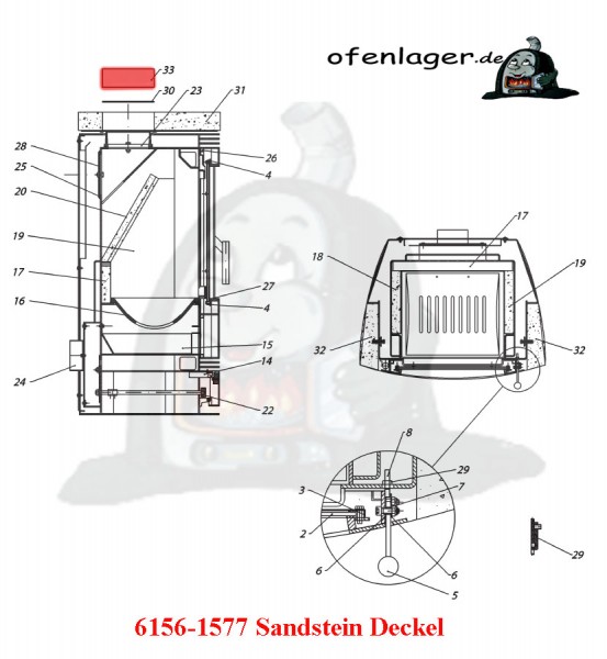 6156-1577 Sandstein