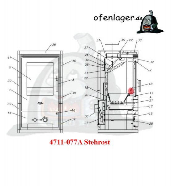 4711-077A Stehrost