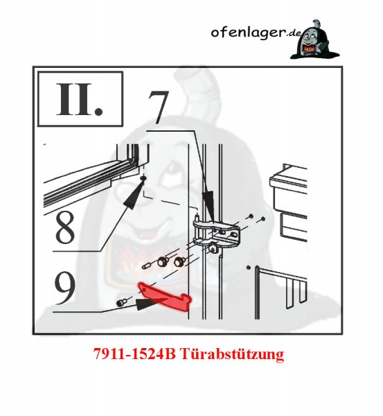 7911-1524B Türabstützung