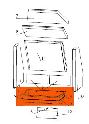 5490-136 Feuerrost