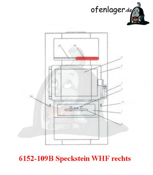 6152-109B Speckstein