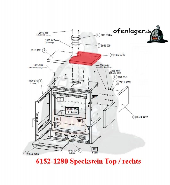 6152-1280 Speckstein