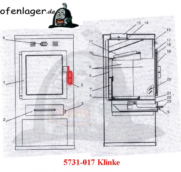 5731-017 Klinke