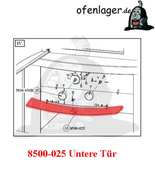 8500-025 Untere Tür