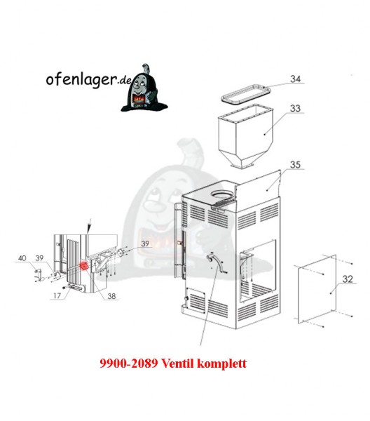 9900-2089 Ventil komplett