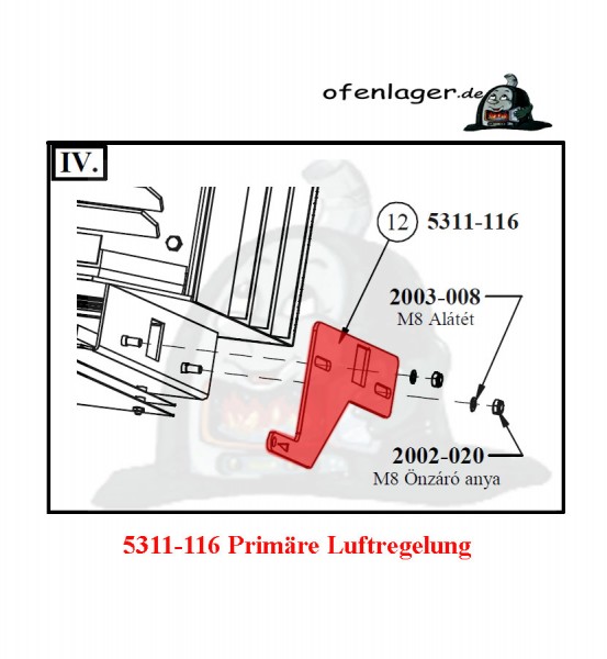 5311-116 Primäre Luftregelung