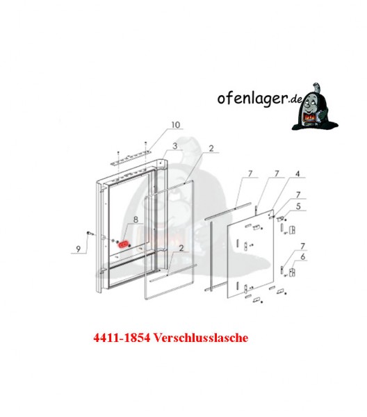 4411-1854 Verschlusslasche