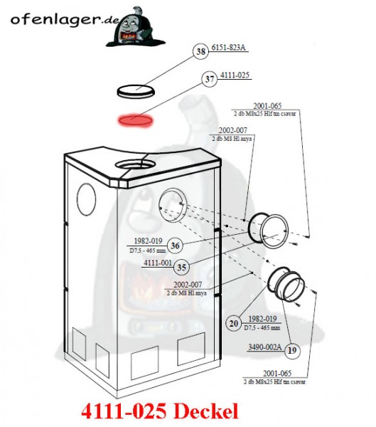 4111-025 Deckel