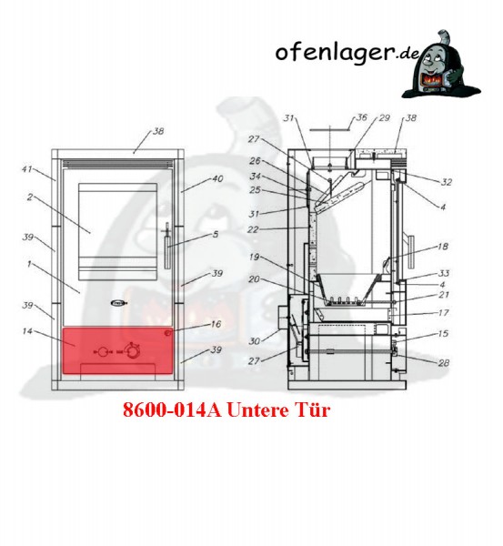 8600-014A Untere Tür