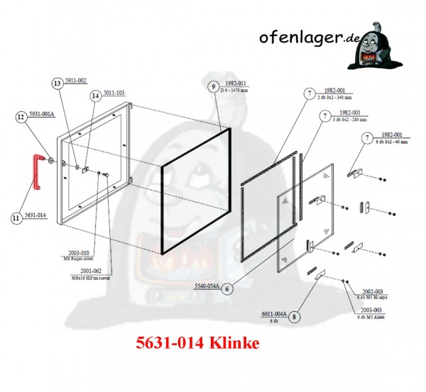 5631-014 Klinke