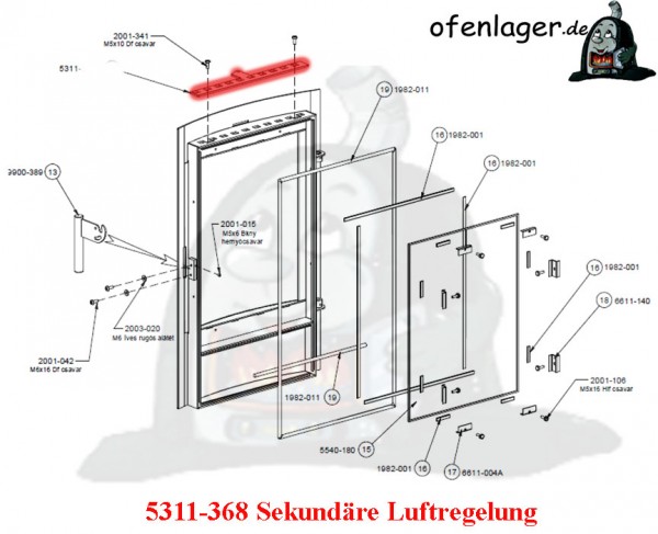 5311-368 Sekundär Luftregler