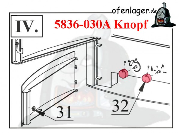 5836-030A Knopf