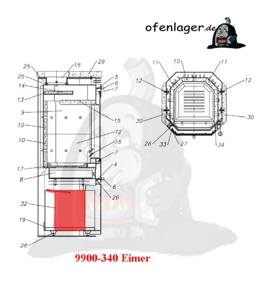 9900-340 Eimer
