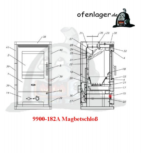 9900-182A Magnetschloß