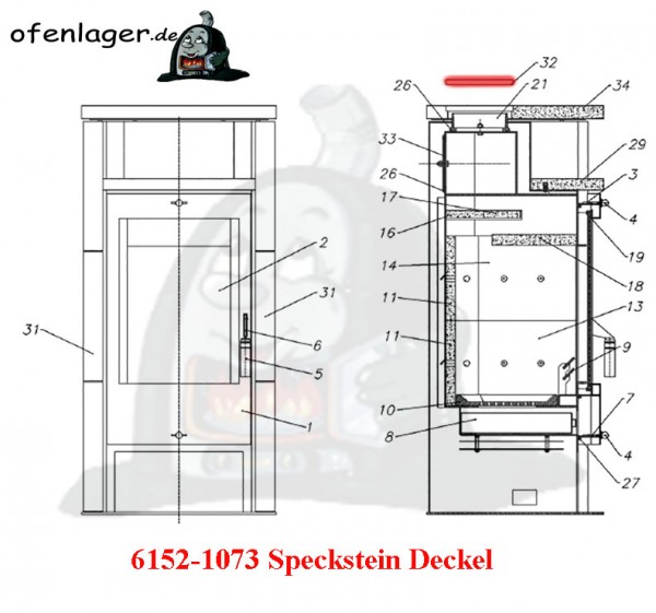 6152-1073 Speckstein