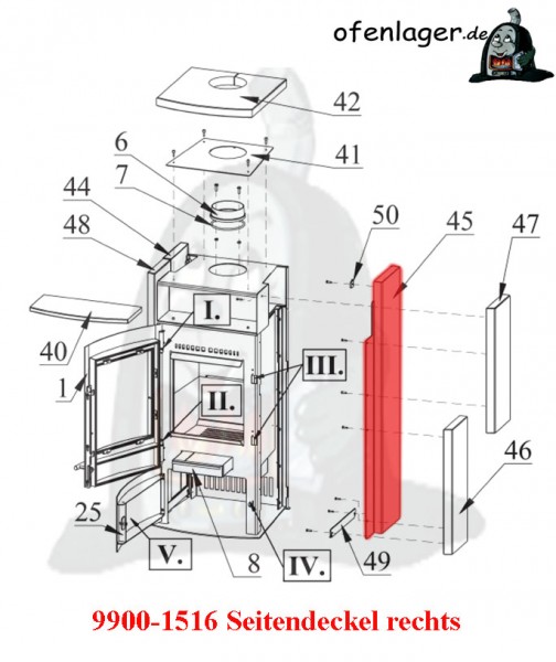 9900-1516 Seitendeckel rechts