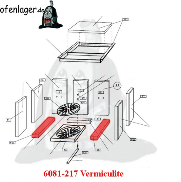 6081-217 Vermiculite / 1 Stück