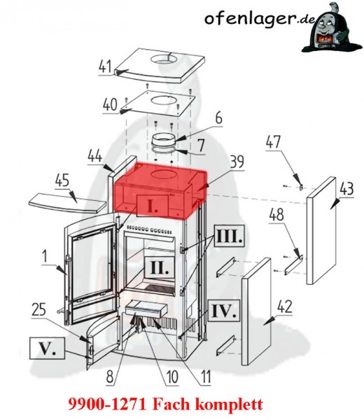 9900-1271 Fach komplett