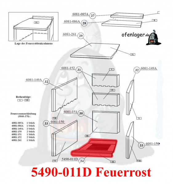 5490-011D Feuerrost