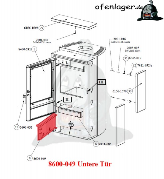 8600-049 Untere Tür