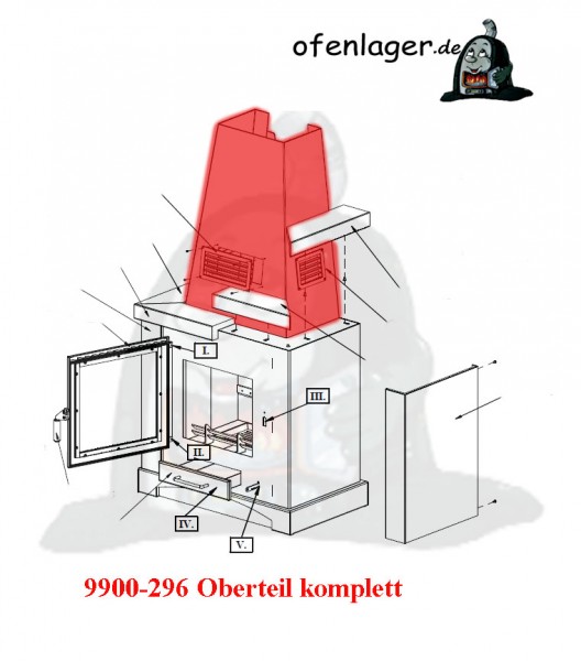 9900-296 Oberteil komplett