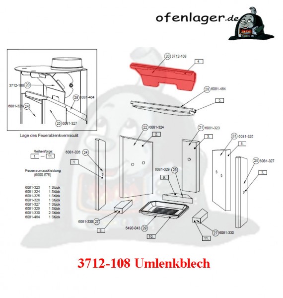 3712-108 Umlenkblech