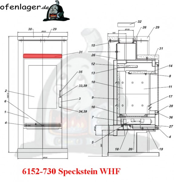 6152-730 Speckstein