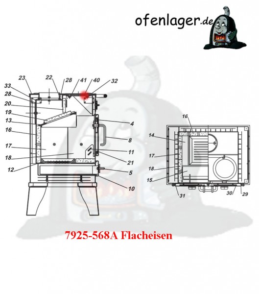 7925-568A Flacheisen