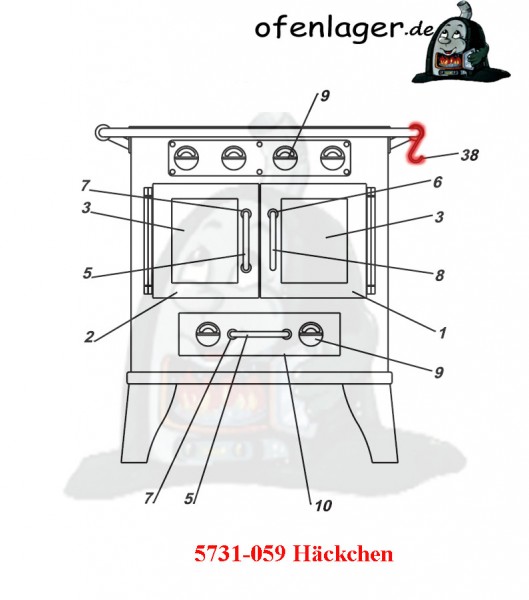 5731-059 Häckchen